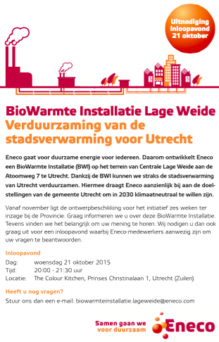 biomassa stadsverwarming utrecht lage weide